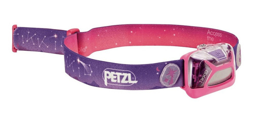 Lámpara Frontal Tikkid Petzl 20 Lumens Niños Campamento Color de la linterna Rosa Color de la luz Blanco
