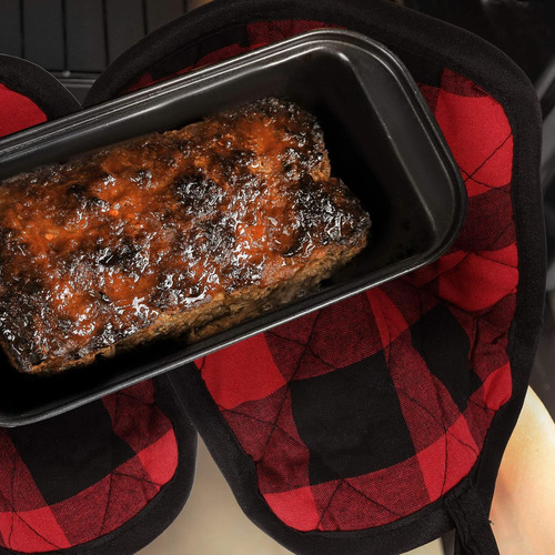 8 Soportes Para Ollas De Navidad A Cuadros Con Bolsillo, Tel