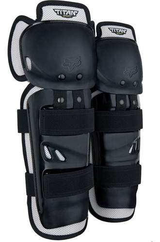 Imagen 1 de 2 de Rodillera Fox P/niño Titan Sport Negro Motocross Mtb Enduro