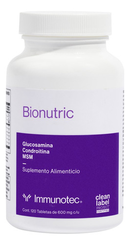 Immunotec Bionutric | Glucosamina, Condroitina Y Msm