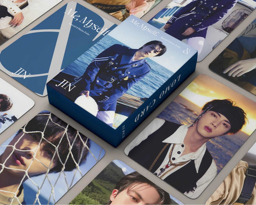 55 Photocards Bts - Edición Me, Myself & Jin