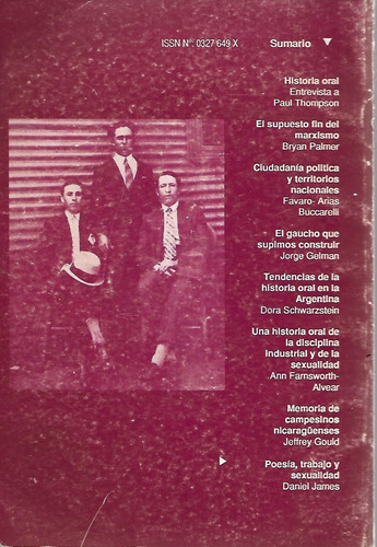 Revista De Historia Entrepasados Nº 9 (Usado)