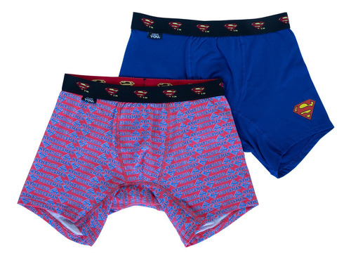 Bipack Hombre Superman Logos Rojo Dc | Cuotas sin