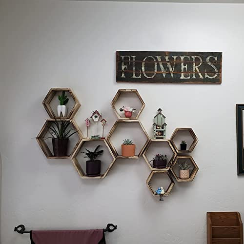 Estantes Hexagonales Extra Grandes Flotantes, Juego De ...