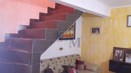 Imagem 12 de 27 de Sobrado Residencial À Venda, Parque Erasmo Assunção, Santo André. - So0065