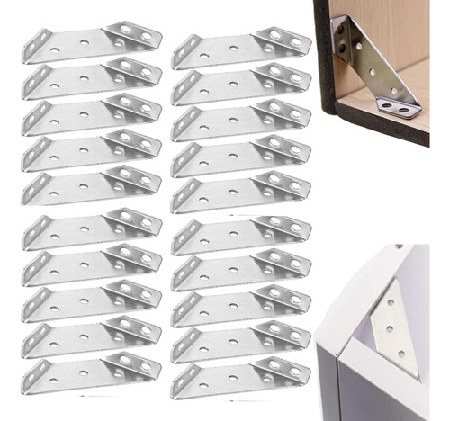 Conector Universal De Esquina Para Muebles, 20 Piezas, Cierr