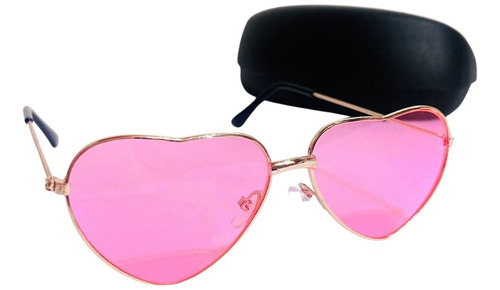 Lentes De Sol Corazón Rosa Para Niñas/nenas