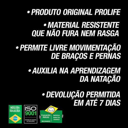 Colete Flutuador Salva-vidas Boia Infantil Prolife Cf01