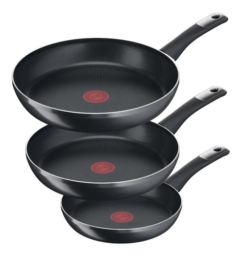 Imagen 5 de 6 de Juego 3 Sartenes T-fal 20 24 Y 30cm Combo Sartén Oferta