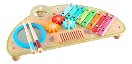 Conjunto De Tambor Xilofone, Brinquedos Musicais De