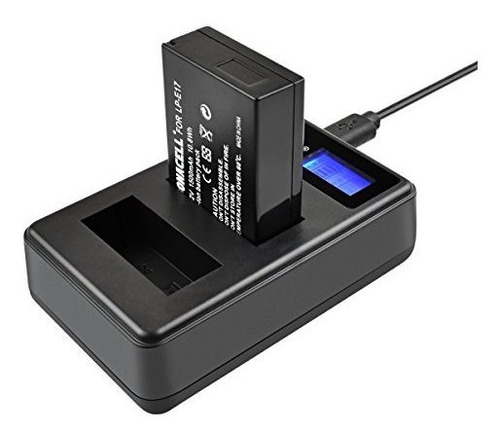 Bonacell Lp-e17 Batería Y Cargador Dual Lcd Compatible Con C