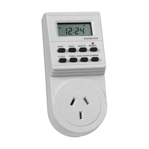 Timer Digital Reloj Programable Enchufable Interelec Stg