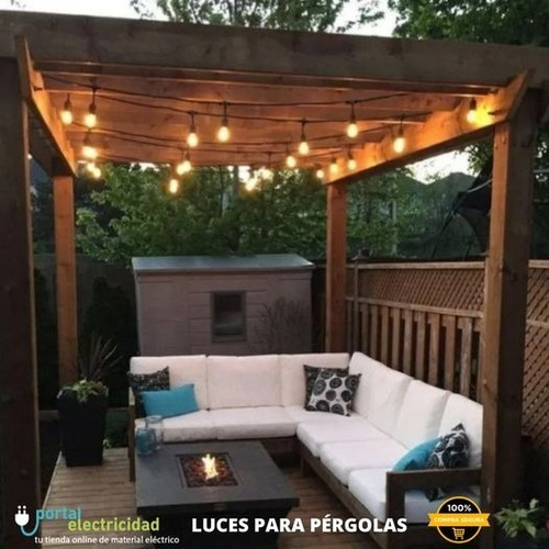 Imagen 2 de 3 de Guirnalda Vintage, Luces Para Exterior, Focos Vintage