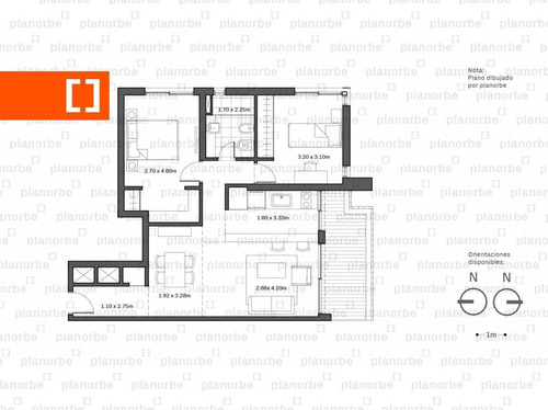 Venta De Apartamento Obra Construcción 2 Dormitorios En Malvín, Distrito M T1 Unidad 1103