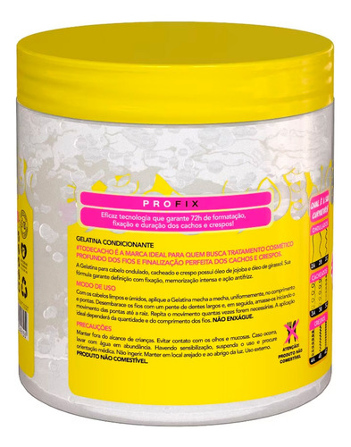 Salon Line To De Cacho Gelatina Super Antifrizz X 550ml