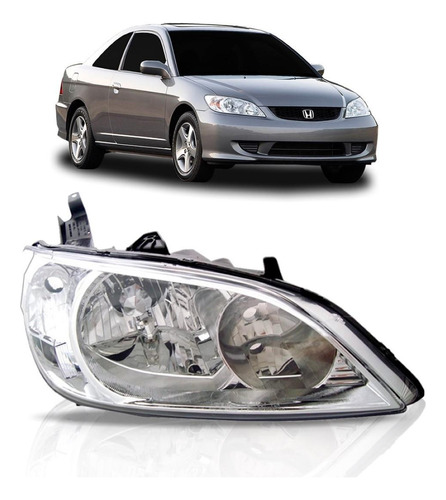 Farol Honda Civic Lado Direito Ano 2006