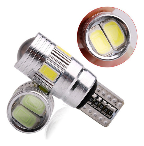 3x 6 Led T10 Bombillas De Coche Backup Error Lámparas Latera