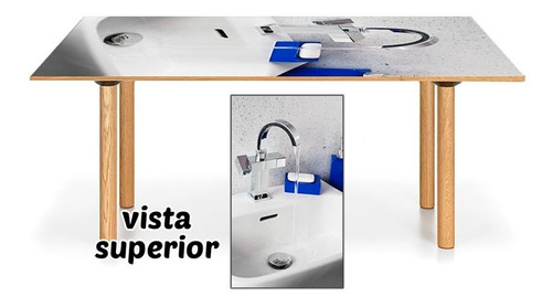 Vinilo Para Heladera Griferia Grifo Llave Baño M3