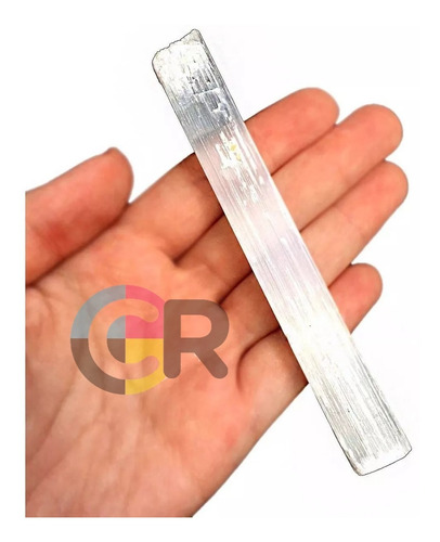 Bastão De Pedra Selenita Branca Bruta Natural - 13 A 15cm
