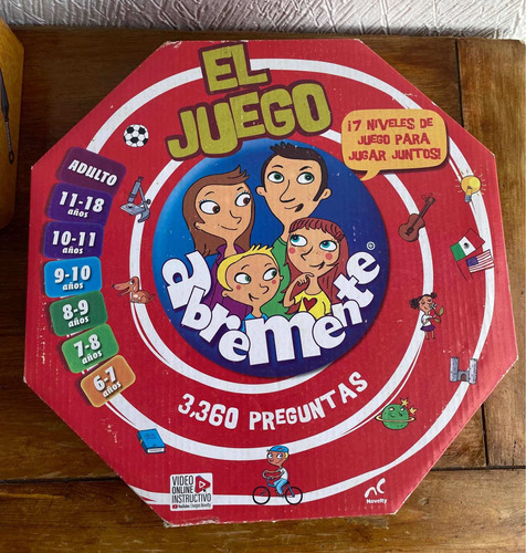 Juego De Mesa Familiar Abremente 3,360 Preguntas