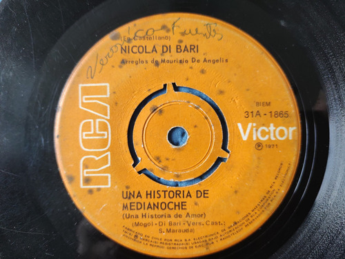 Vinilo Single De Nicola Di Bari Mi Corazón (d129 (Usado)