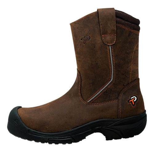 Imagen 2 de 10 de Calzado Seguridad Ten-pac Media Bota Wellington Pro Café