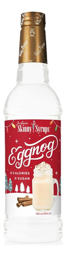 Jarabe Para Bebidas Sabor Rompope Skinny Syrups Eggnog 750ml