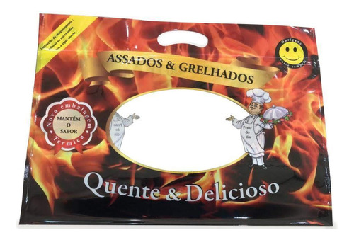 Embalagem Térmica Para Frango Assado Até 3kg. - 600 Un