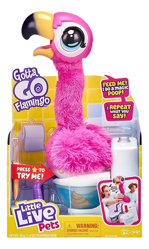 Moose Little Live Pets Gotta Go Flamingo Muñeco