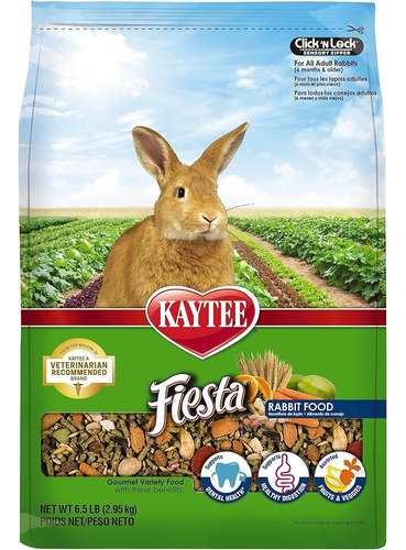 Kaytee Fiesta Rabbit Food Varios Tamaños