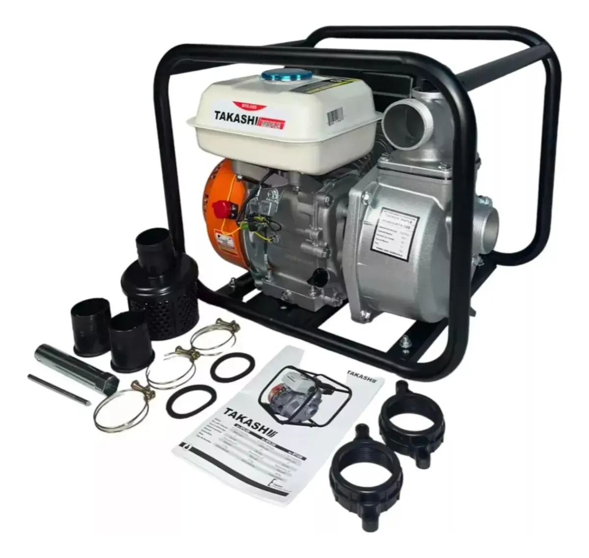 Motobomba Bomba De Agua A Gasolina 3x3 Takashi 6.5hp Riego