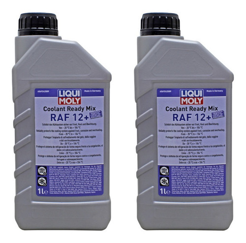 Kit 2 Refrigerant Liqui Moly Unidad Estacionaria Raf 12+ 1 L