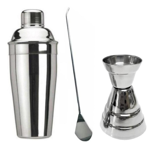 Set Kit Bartender Cooctelera Profesional Tragos Bebidas