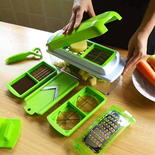 Imagem 7 de 10 de Cortador Cenoura Legumes Verduras Espiral Ralador Picador