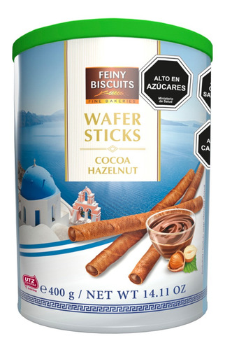 Wafer Sticks Feiny Biscuits 400g Cocoa Hazelnut