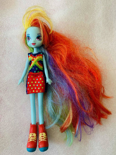 Muñeca Equestria Girl Rainbow Dash My Little Pony 24 Cm (Usado)