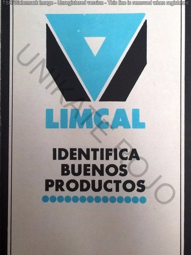 Antiguo Folleto Limcal Lubricante Sella Grieta Liquido Freno