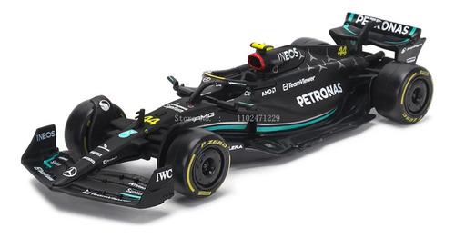 Auto Fórmula 1 Mercedes W14 Hamilton Año 2023 Burago