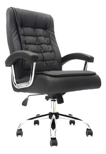 Silla Ergonomica De Oficina Ergoclass® Rocco Rx Negro