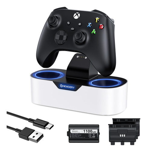 Estación De Carga Newdery Solo Para Mandos Inalámbricos Xbox