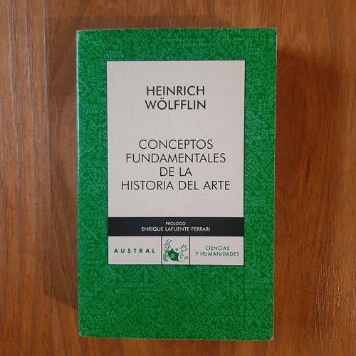 Conceptos Fundamentales De La Historia Del Arte Wölfflin (Usado)