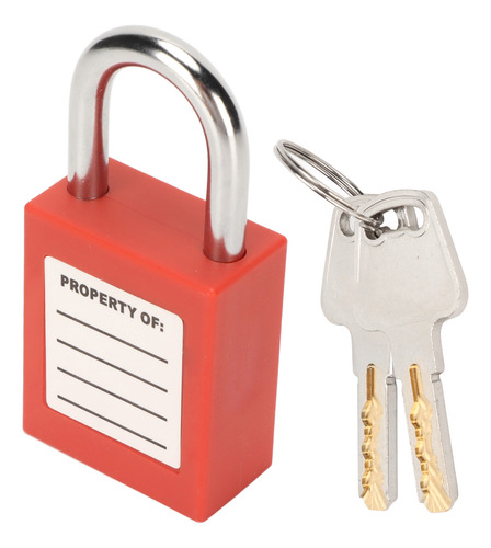 Bloqueo Lockout Lock Tagout De 25 Mm Con 2 Llaves, Aislamien