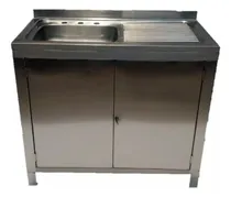 Comprar Tarja Gabinete Con Puertas- Fabricada En Acero Inoxidable