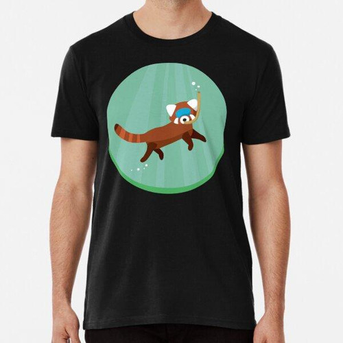 Remera Red Panda Globe Algodon Premium