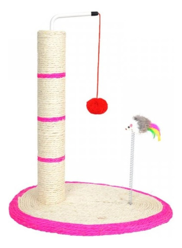Juguete Torre Rascador Poste De Sisal Reforzado Para Gatos