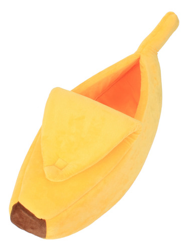 Divertida Casa Para Perros Con Forma De Plátano, Acogedora C