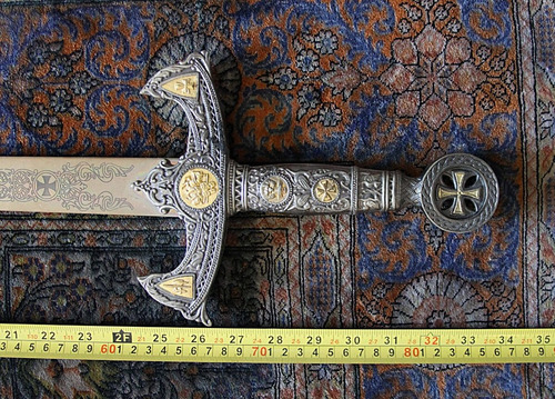 Imagen 2 de 6 de Espada Templarios Antigua Colección C