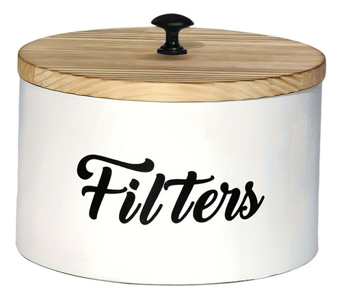Soporte Para Filtro De Café De Granja, De Cocina Con Tapa