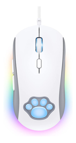 Mouse Para Juegos Phnixgam Cat Paw Rgb, Computación Óptica S