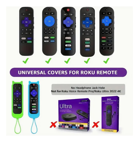Funda Para Control Roku Tv Aparatos Express Premiere Stick .